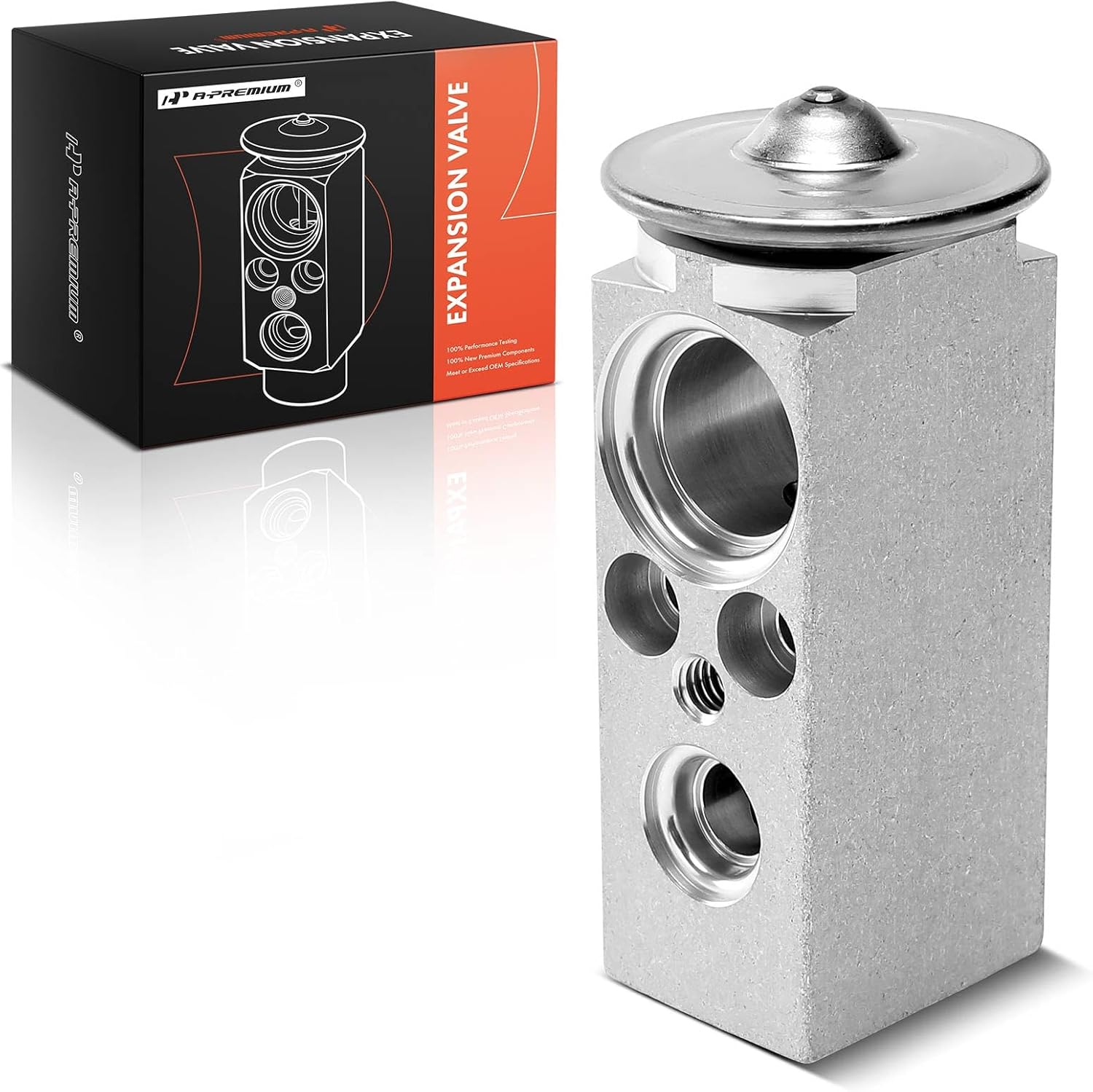 A-Premium A/C Expansion Valve Compatible with John Deere Tractors 325, 328, 332, 4700, 4710, 4720, 4730, 4830, 4920, 4930, 5120, 5220, 5320, 5325, 5420, 5425, 5520, 5525, 5625, 6120, 7200, 7210