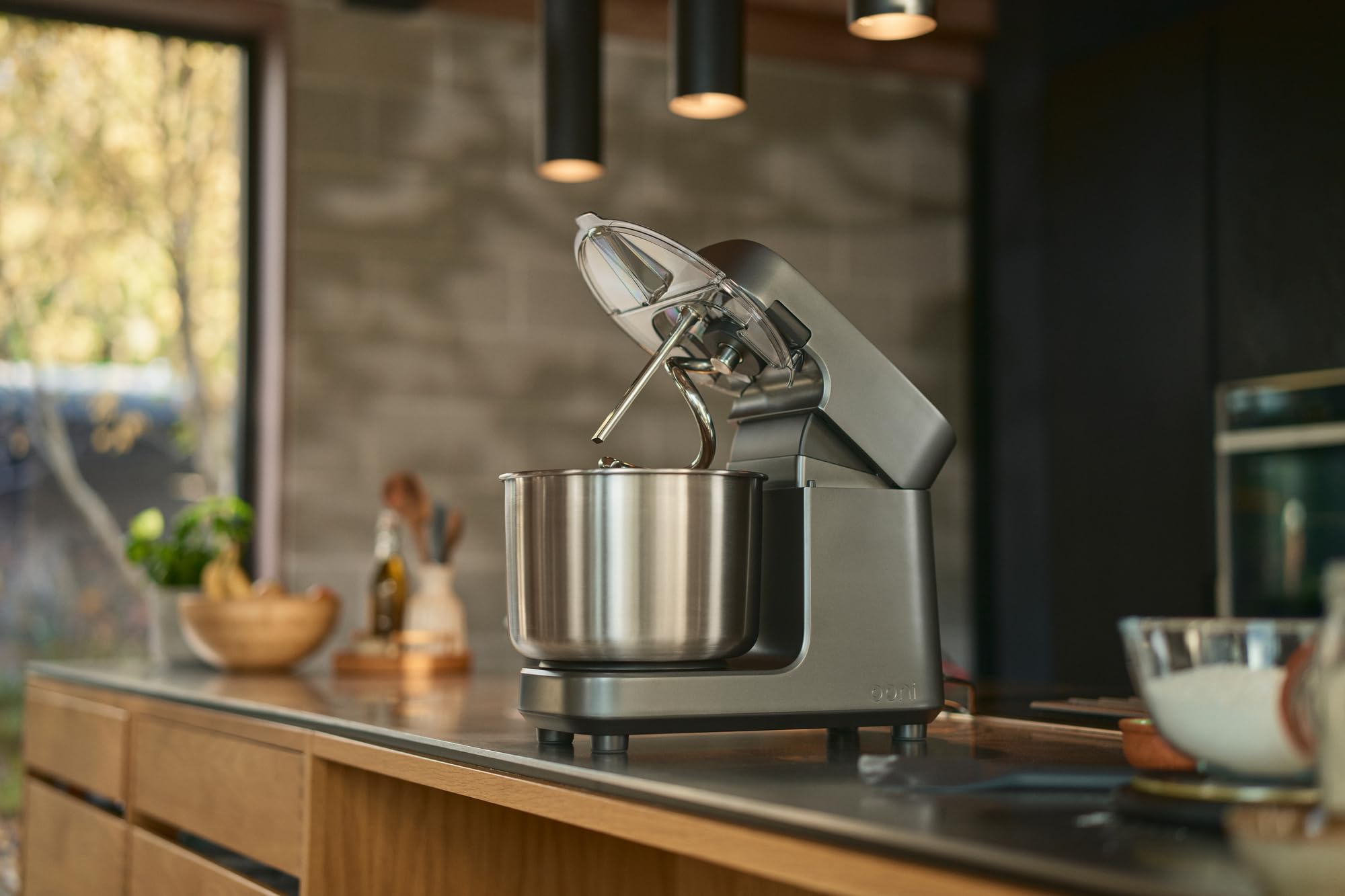 Ooni Halo Pro Amasadora Profesional Halo Pro de 7,3L – Batidora Amasadora para Masas de Pan y Pizza con 58 Velocidades y Accesorios – Blanco Polar