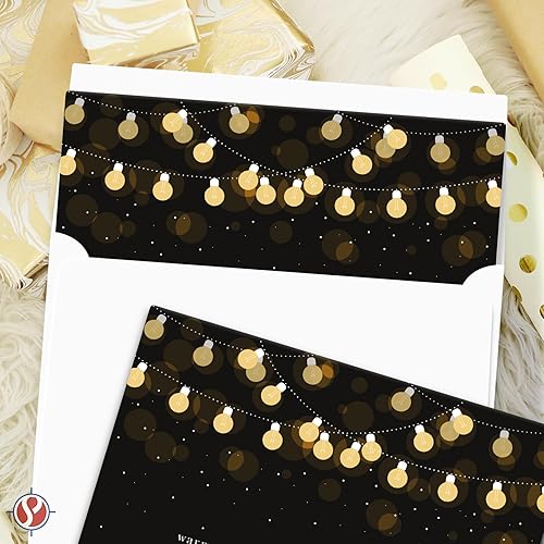 Miniatura 5 de Más cálidos deseos para ti y tu familia, tarjetas de felicitación de feliz año nuevo 2024 – Navidad corporativa, negocios, invitaciones de fiesta,