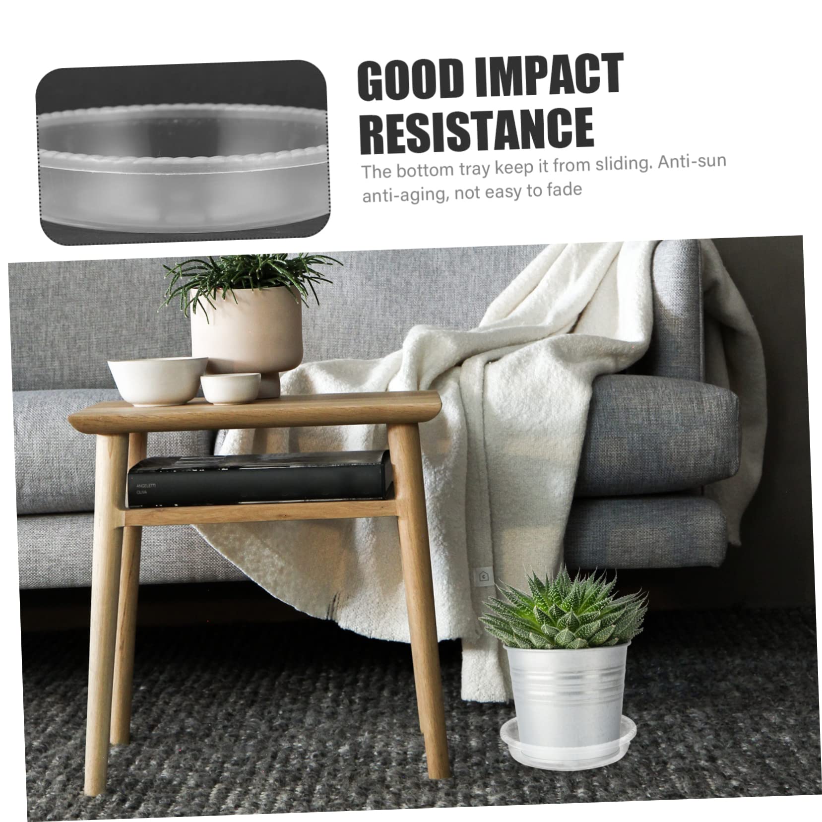 Mipcase 30stücke Wasserschalen Für Blumentöpfe Aus Kunststoff Runde Blumentopfuntersätze Blumentopfschalen Für Garten Gartenbedarf Leicht Und Langlebig Schlichtes Design