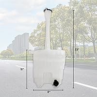 Vista 4 de Brock 6489-0004 Windshield Washer Reservoir Tank Assembly With Cap and Washer Pump Without Low Fluid Sensor Compatible With 2009-2013 Toyota Corolla