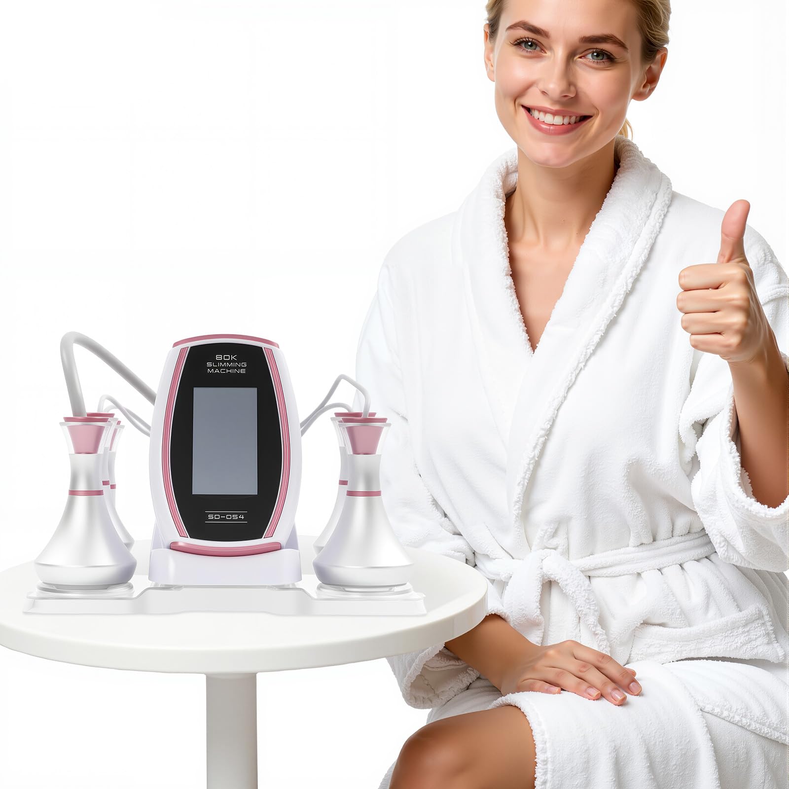 5 in 1 Abnehmen Maschine , 80K radiofrequenz Gerät Gesicht Ultraschall Körper Shaper Schönheit Maschine , Gesichtskosmetik Maschine Cellulite Gerät, Cellulite Massagegerät für Straffung & Modellierung