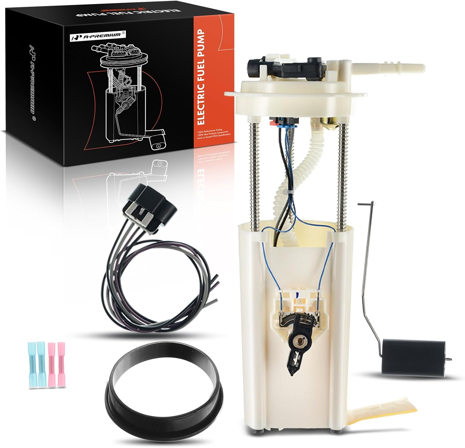 A-Premium Electric Fuel Pump Module Assembly with Pressure Sensor Compatible with Chevy Impala 00-05, Monte Carlo 00-05 & Oldsmobile Intrigue & Pontiac Grand Prix & Buick Century, Replace# MU1293