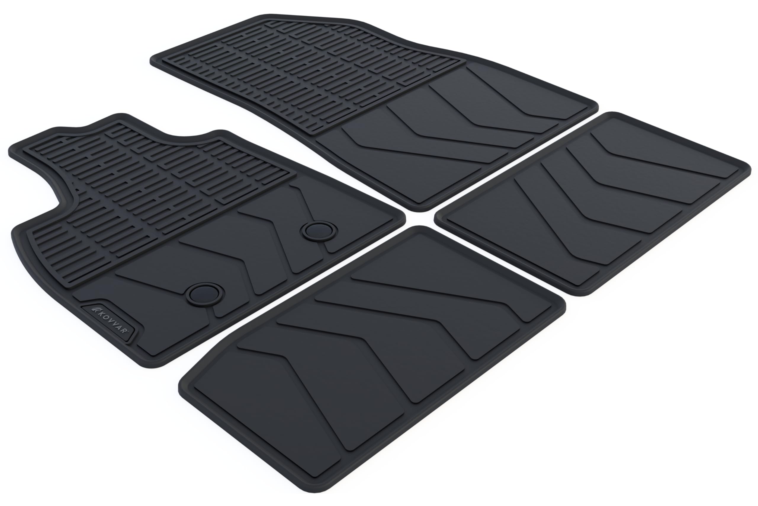 Tappetini per Auto in Gomma adatti per Dacia Duster 3-2024 - 2026 Versione: ECO- G | Hybrid 140/155 - Serie: Gomma
