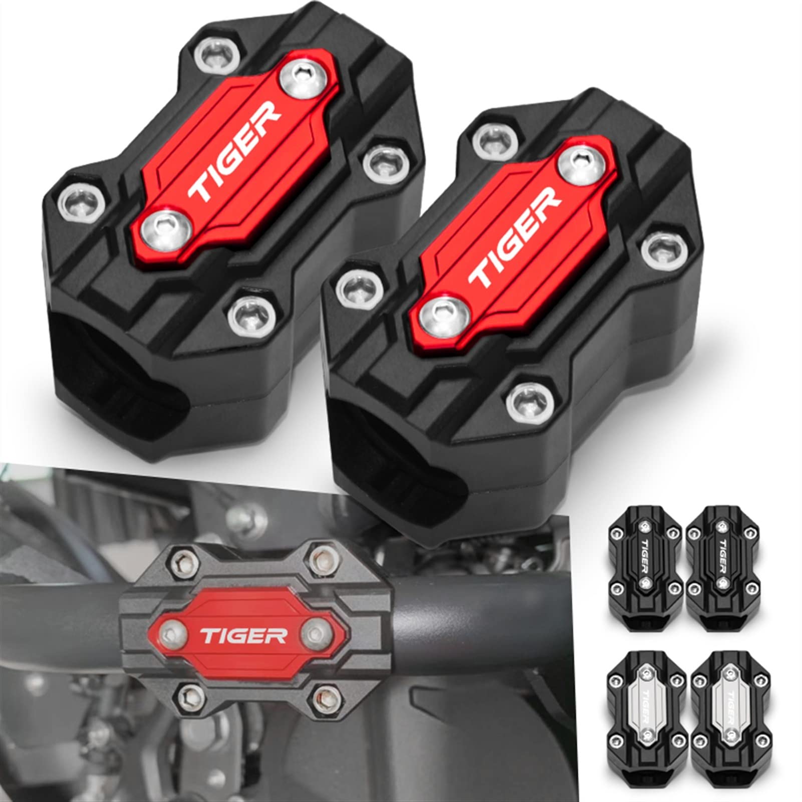 SLIMES Motocicleta Bloque De Protección De Parachoques De Motor De Motocicleta para Triumph Tiger 800 900 GT Pro Rally Explorer 1200 1200 XCA 1050i 955i 800 XC (Color : Gold)