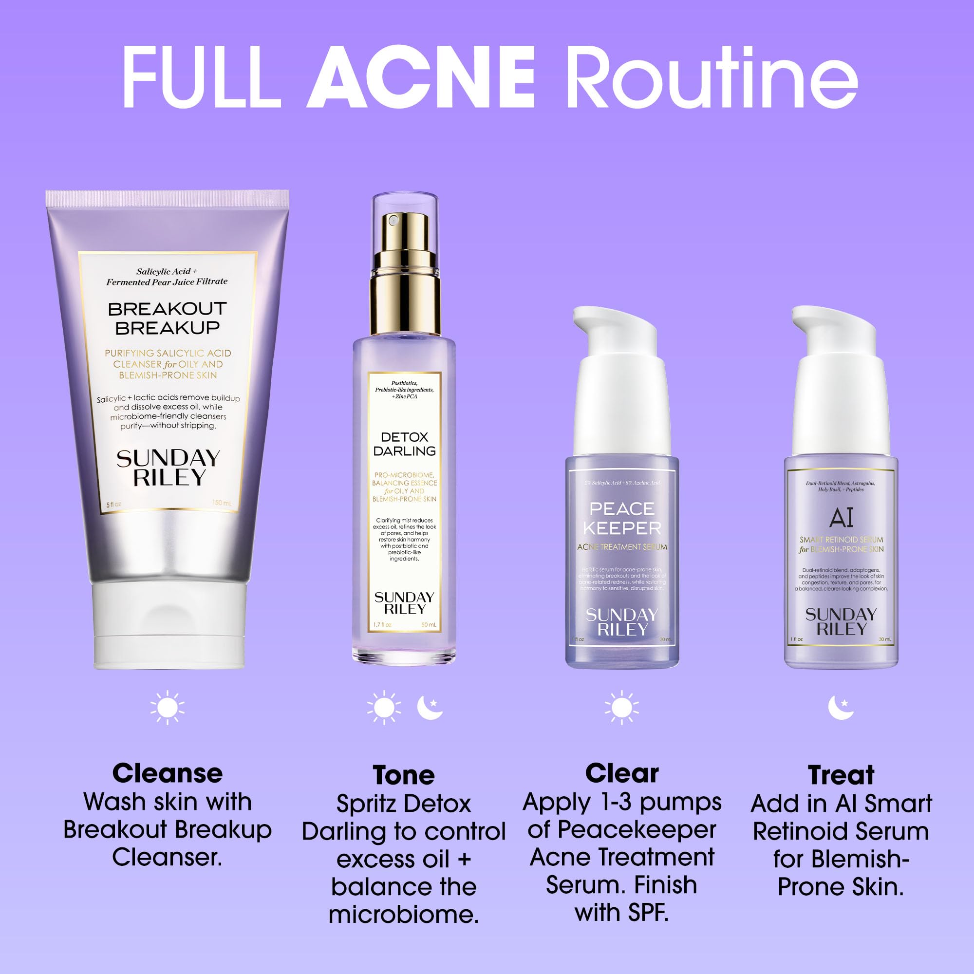 Sunday Riley A.I. Adaptive Retinoid Serum For Blemish Prone Skin