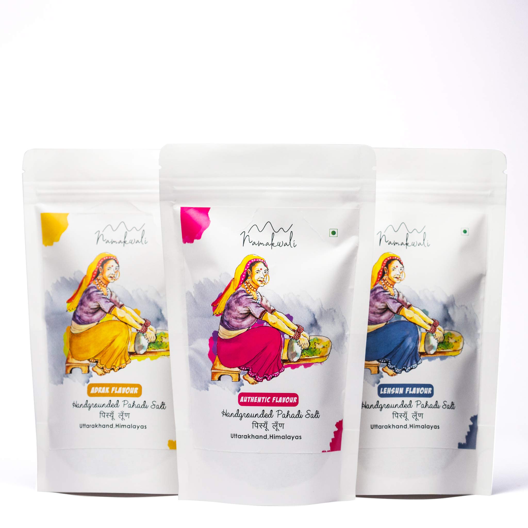 Namakwali Pahadi Flavoured Salt Hand Grounded On Silbatta (3 Flavours), 600gms (B08SBT55XG) Amazon Price History, Amazon Price Tracker