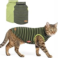 Vista 14 de KYEESE Paquete de 2 Suéteres para Perros Abrigos Cálidos para Mascotas Suéteres Suaves para Perros para Perros Pequeños Machos Ropa Elástica para 2#