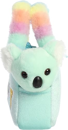 Miniatura 3 de Aurora Fashion Fancy Pals Rainbow Sweet - Animal de peluche - Compañeros sobre la marcha - Accesorios elegantes - 6.5 pulgadas