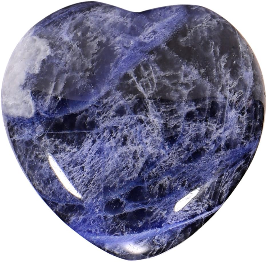 Morella Heart Gemstone Angel Good Luck Charm Guardian Angel to take with You 3 cm - 1.18 inch in a Velvet Bag