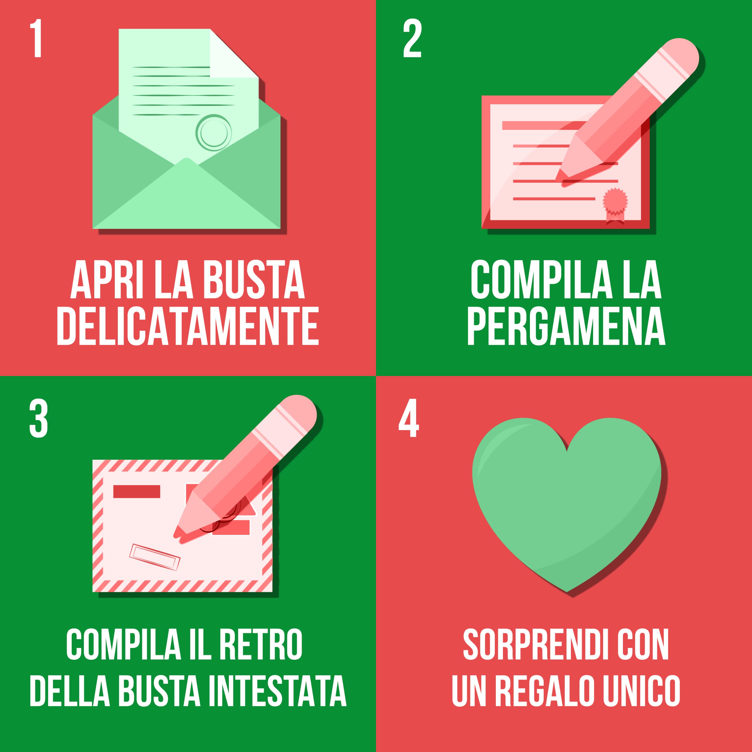Set Magico Lettera Di Babbo Natale - Pergamena Risposta Personalizzata + Invito + Tovaglietta Per Latte E Biscotti - Idea Regalo Originale Per Bambini E Bambine - 4