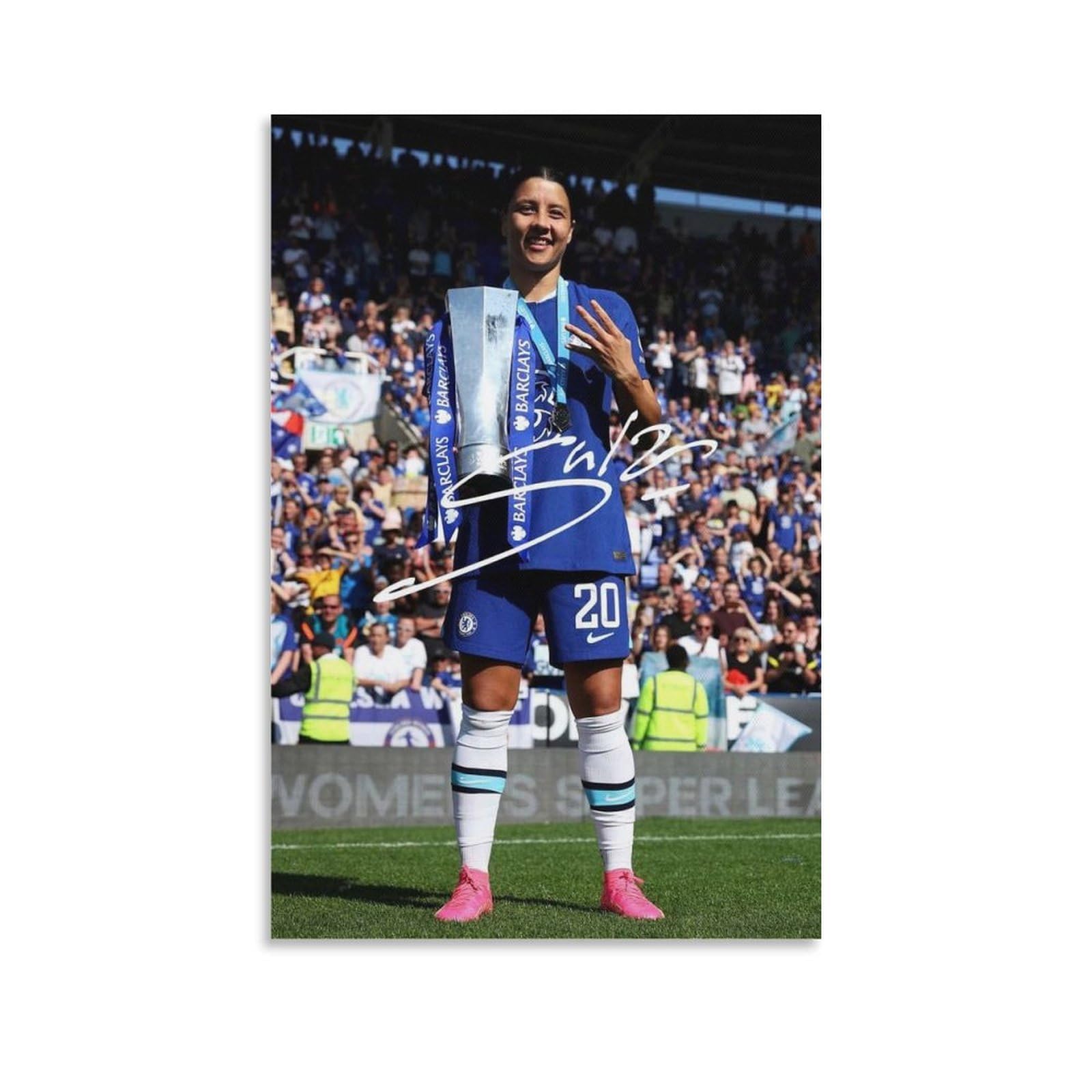 ASUIU Sam Kerr Canvas Poster Poster Print Art Wall Painting Canvas Posters Modern Bedroom Decor 24x36inch(60x90cm)