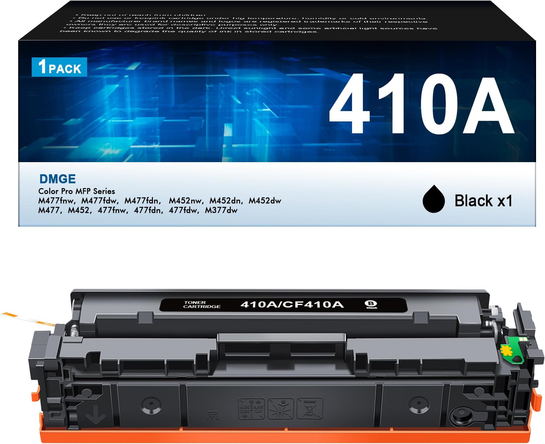 Amazon.com: HP 410A Black Toner Cartridge | Works with HP Color