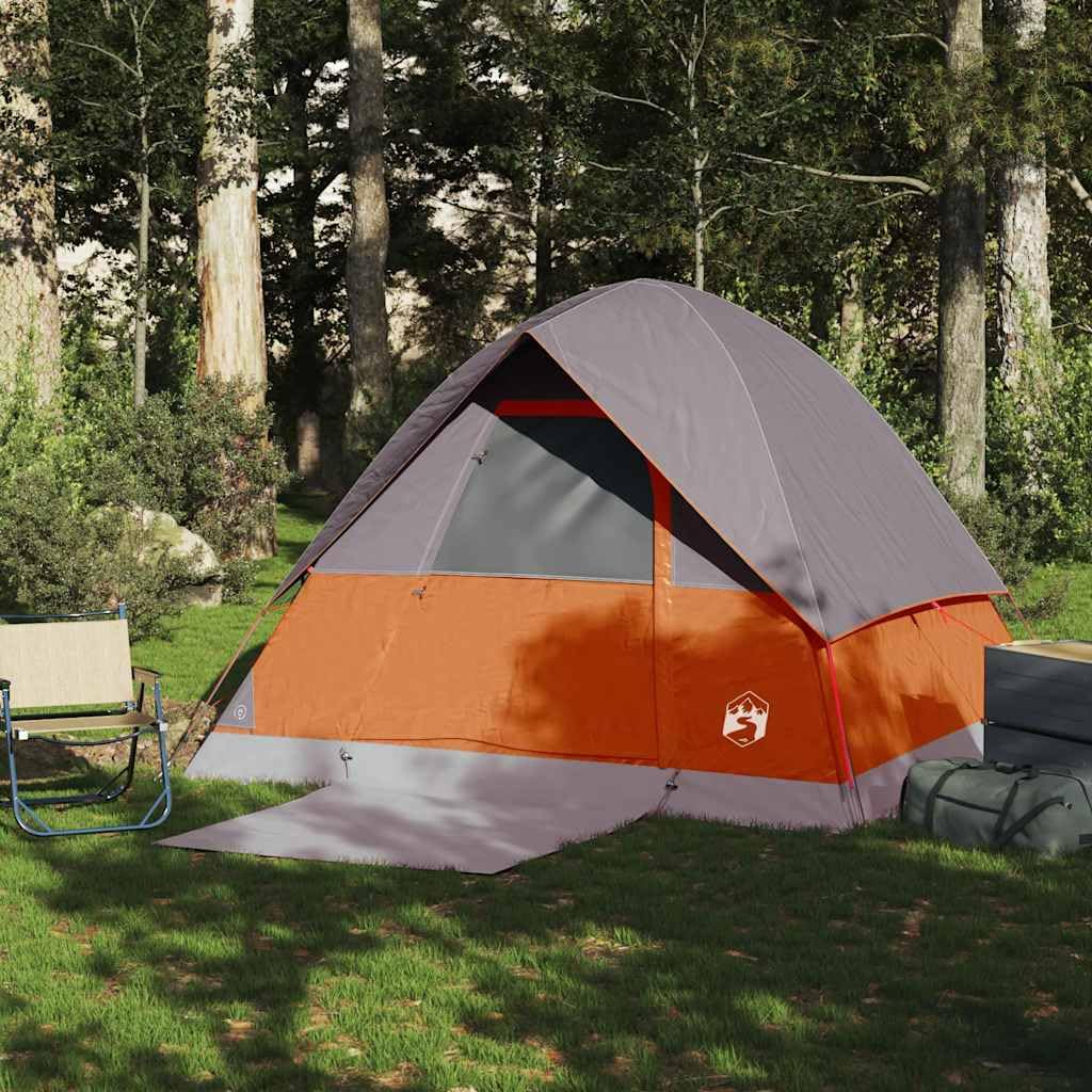 Kuppel-Campingzelt 2 Personen Grün Wasserdicht mit E-Anschluss, Einfacher Aufbau, Rundum Wasserdichtes Polyester Zelt für Outdoor-Abenteuer, Winddicht und Leicht Tragbar