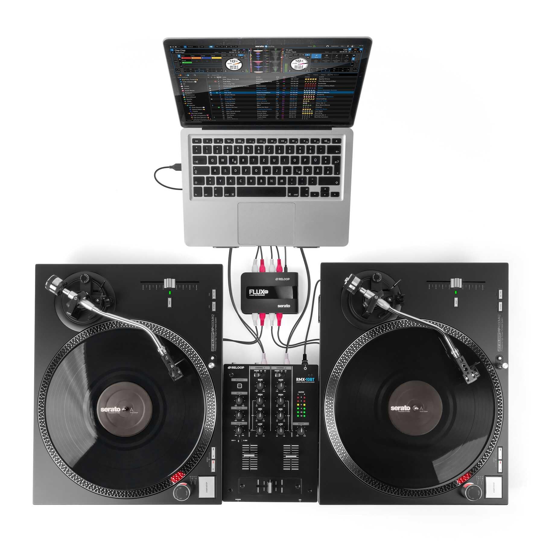 Reloop Flux Go - Interfaccia audio per Serato DJ Pro in formato tascabile, 24 bit (class compliant) per un suono cristallino e una latenza ultra bassa
