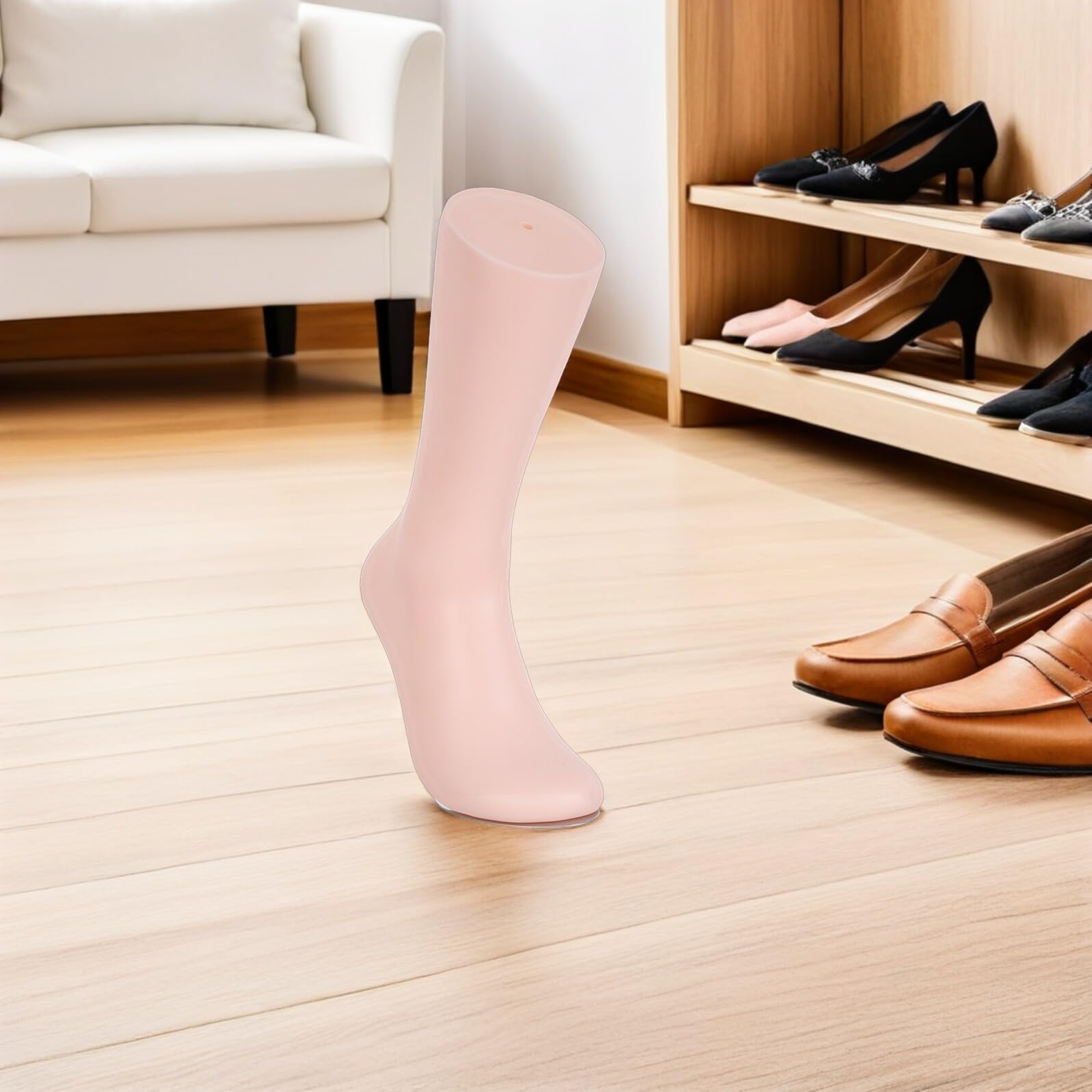 Cabilock Magnetyczny Męski Do Skarpet Model Prawej Eu Realistyczny Stojak Biżuterię i Ekspozycję Sklepową