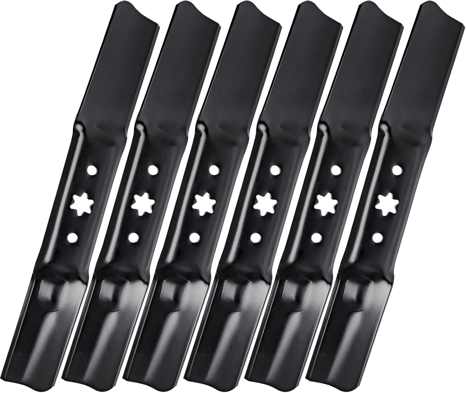 942-05052A Mower Blades for 34" 50" Deck, 742-05052A 2-in-1 Blades Compatible with Cub Cad-et RZT-L50 ZT1 ZT2 XT1 XT2, Troy-Bilt MTD Craftsman Lawn Mower, 6 Pack