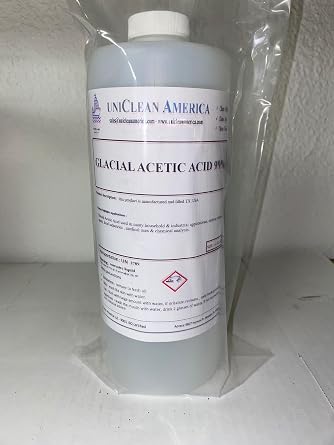 Glacial Acetic Acid 99% USA Made 32 fl oz