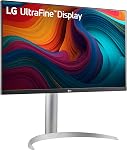 LG Ultrafine 32UP83AK-W Moniteur 4K UHD de 32 po, VESA DisplayHDR 400, panneau IPS, précision des couleurs sRGB 95%, USB-C, 60W PD, double HDMI, réglable en inclinaison/hauteur/pivot, haut-parleurs intégrés, blanc
