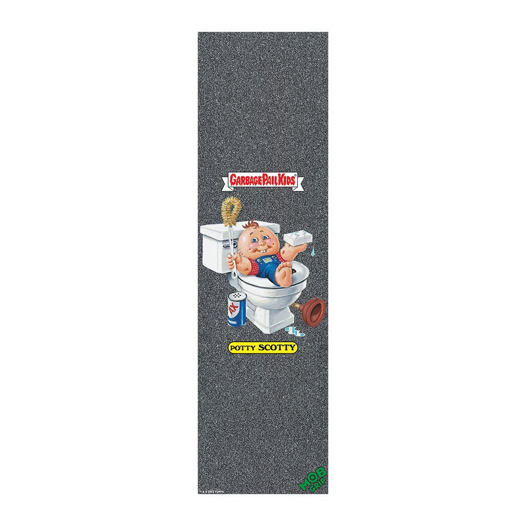 Mob Skateboard Griptape Garbage Pail Kids Potty Scotty Grip Tape Sheet 9" x 33"