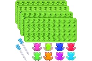 Palksky Chocolate Frog Mold, Halloween Frog Gummy Candy Molds