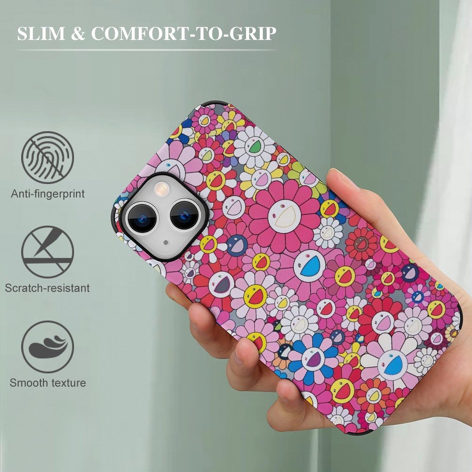 Amazon.co.jp: むらかみ たかし スマホケース iphone 13 カバー