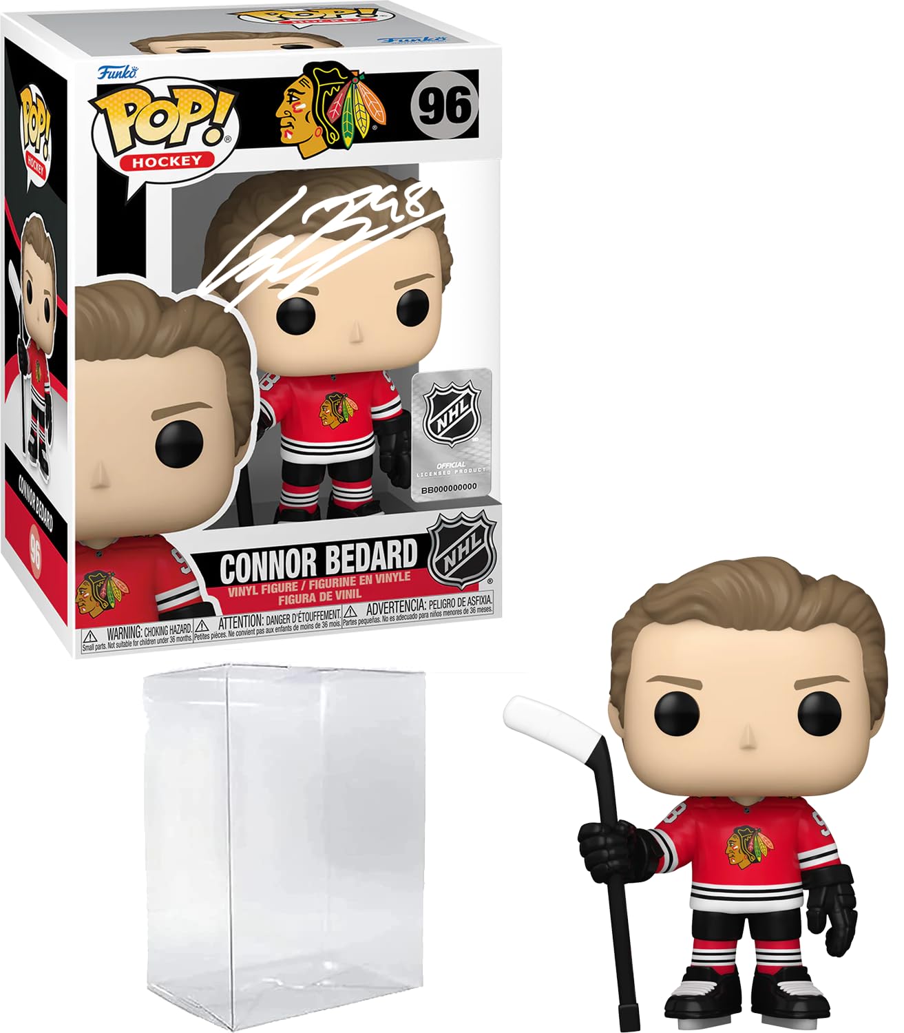 Connor Bedard #96 Facsimile Signed Reprint Laser Autographed Funko