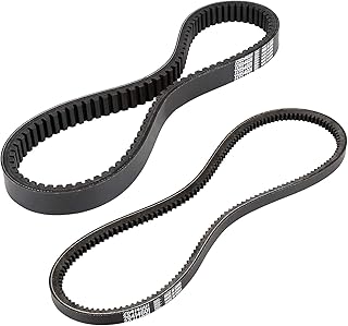 Clutch Drive Belt & Starter Generator Belt Kit for EZGO TXT, Medalist, Workhorse 1994-up Golf Cart with 295/350cc Robin Engines, OEM 72054G01 72024G01 72025G01 26414G01 630587