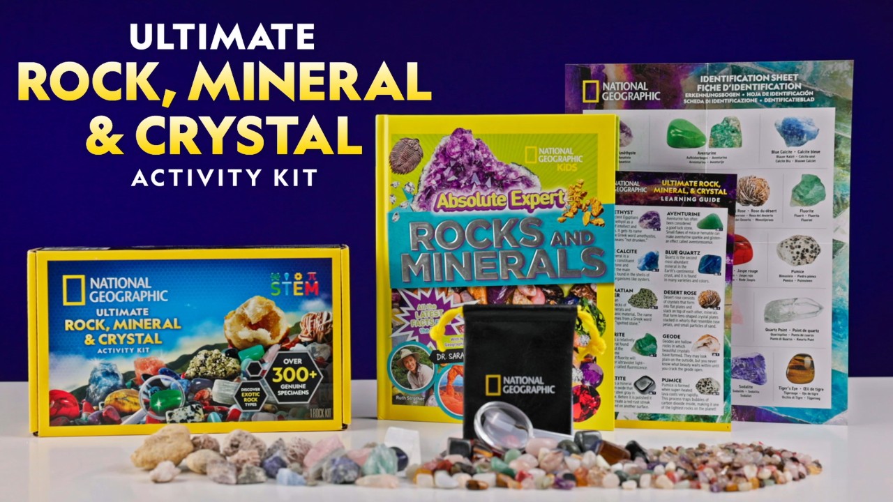 Amazon.com: National Geographic Rock Collection Box for Kids – 300