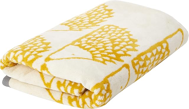 Scion SPIKE MUSTARD, BATH TOWEL, Cotton, 70 x 125 x 0.2 cm
