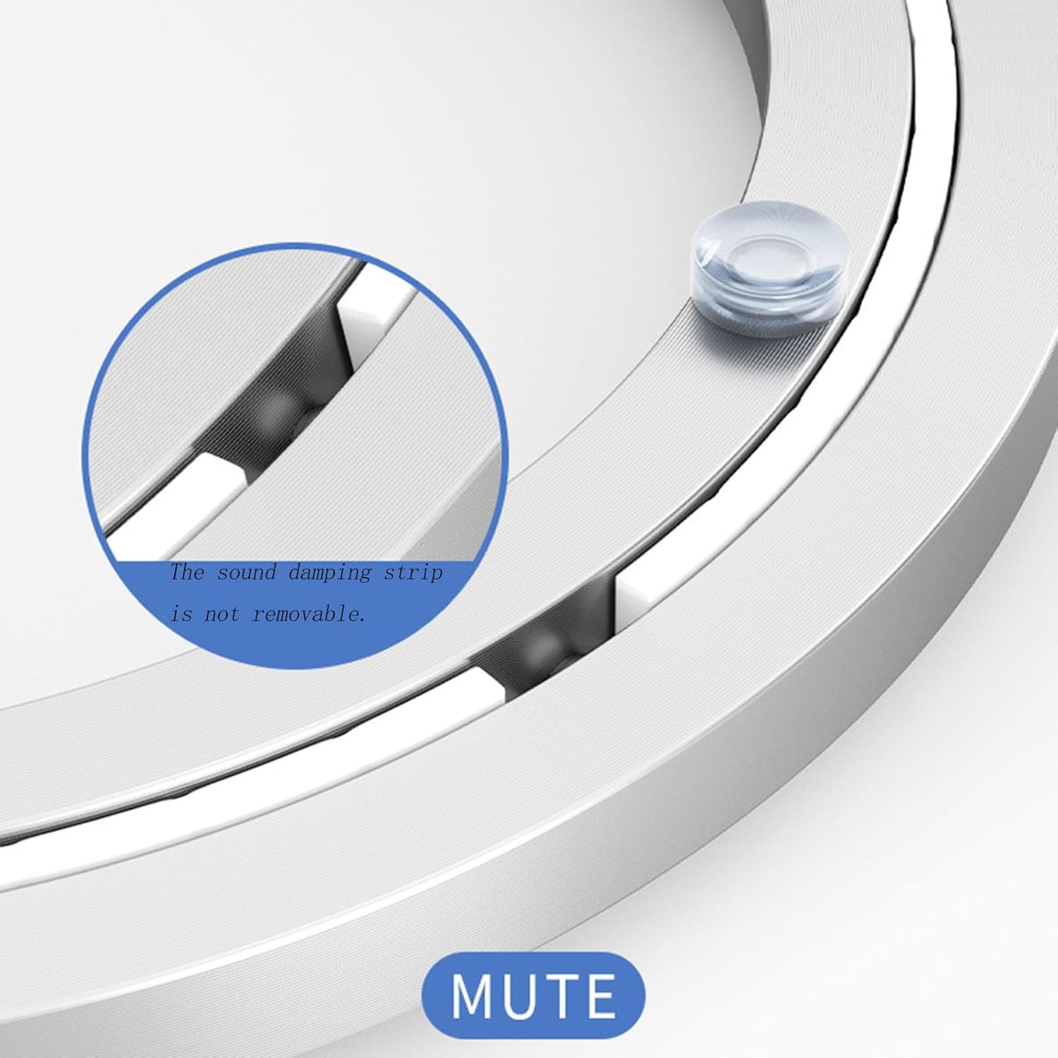 Turntable Base Suitable for Dining Tables, Diameter 250-400mm, 360-degree Rotation Bearing, Noise Reduction Design.(350mm)