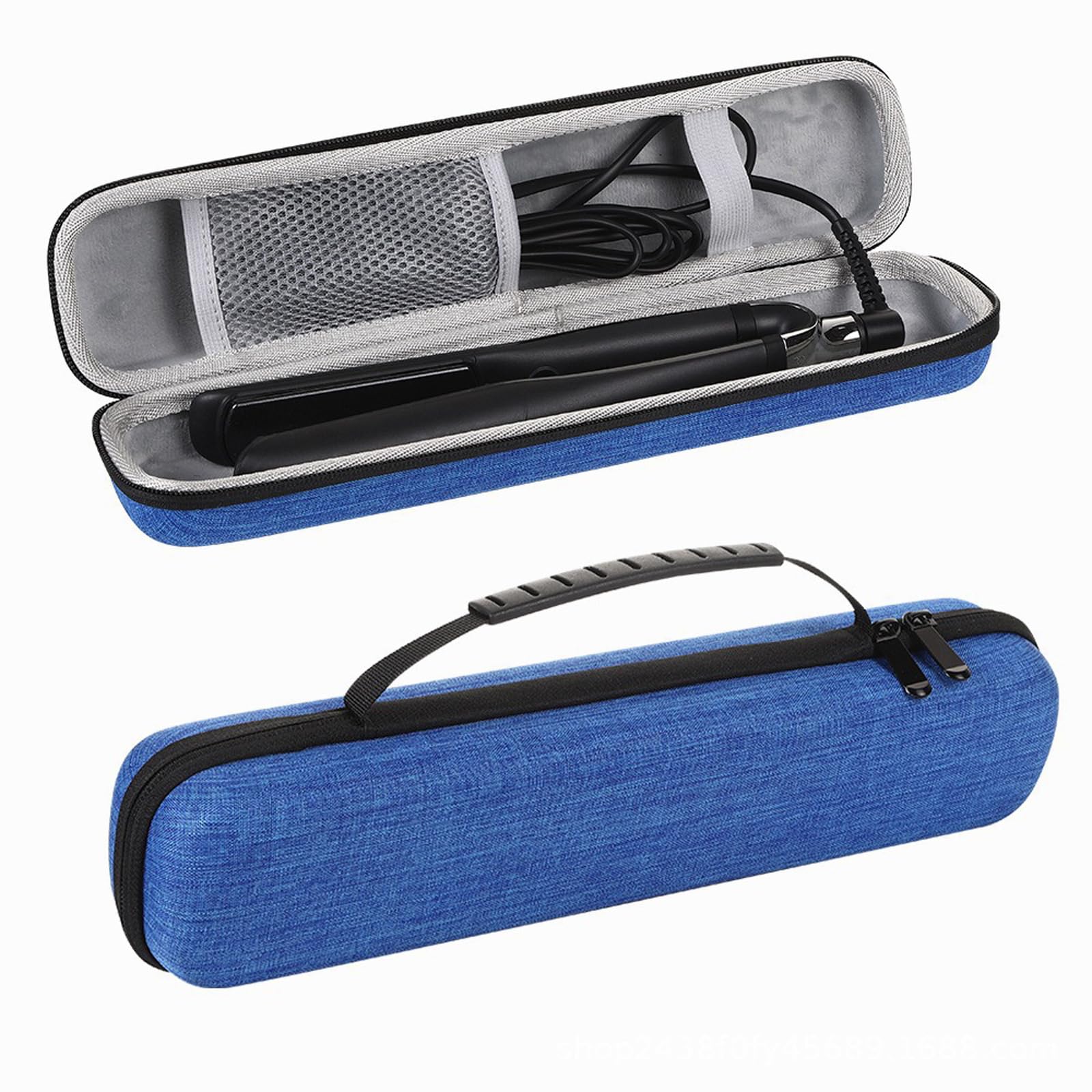 HENYGEN Professional Hair Dryer Accessories Storage Pouches with Soft Flannel Interior and Sturdy Oxfords Fabric Portable Hair Artist Bag