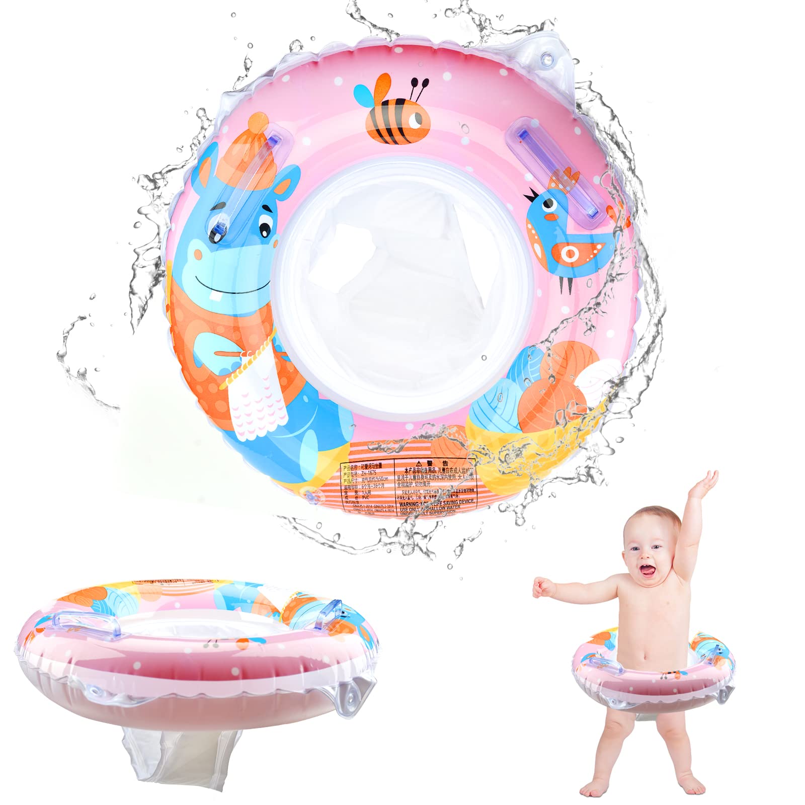 Produktbild von Pipihome Schwimmring Baby - Schwimmsitz Für 6-36 Monate Mit Dino-Muster