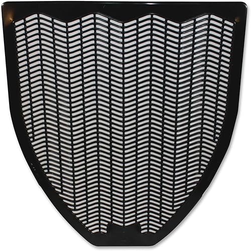 Impact -1525-5 Tapete para urinario Z-Mat (paquete de 6) - Negro, 17-1 / 2 pulgadas x 20-3 / 8 pulgadas