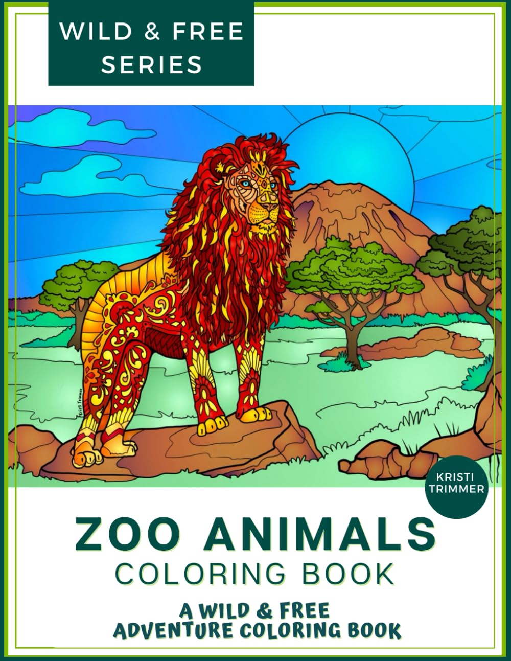 Zoo Animals Coloring Book