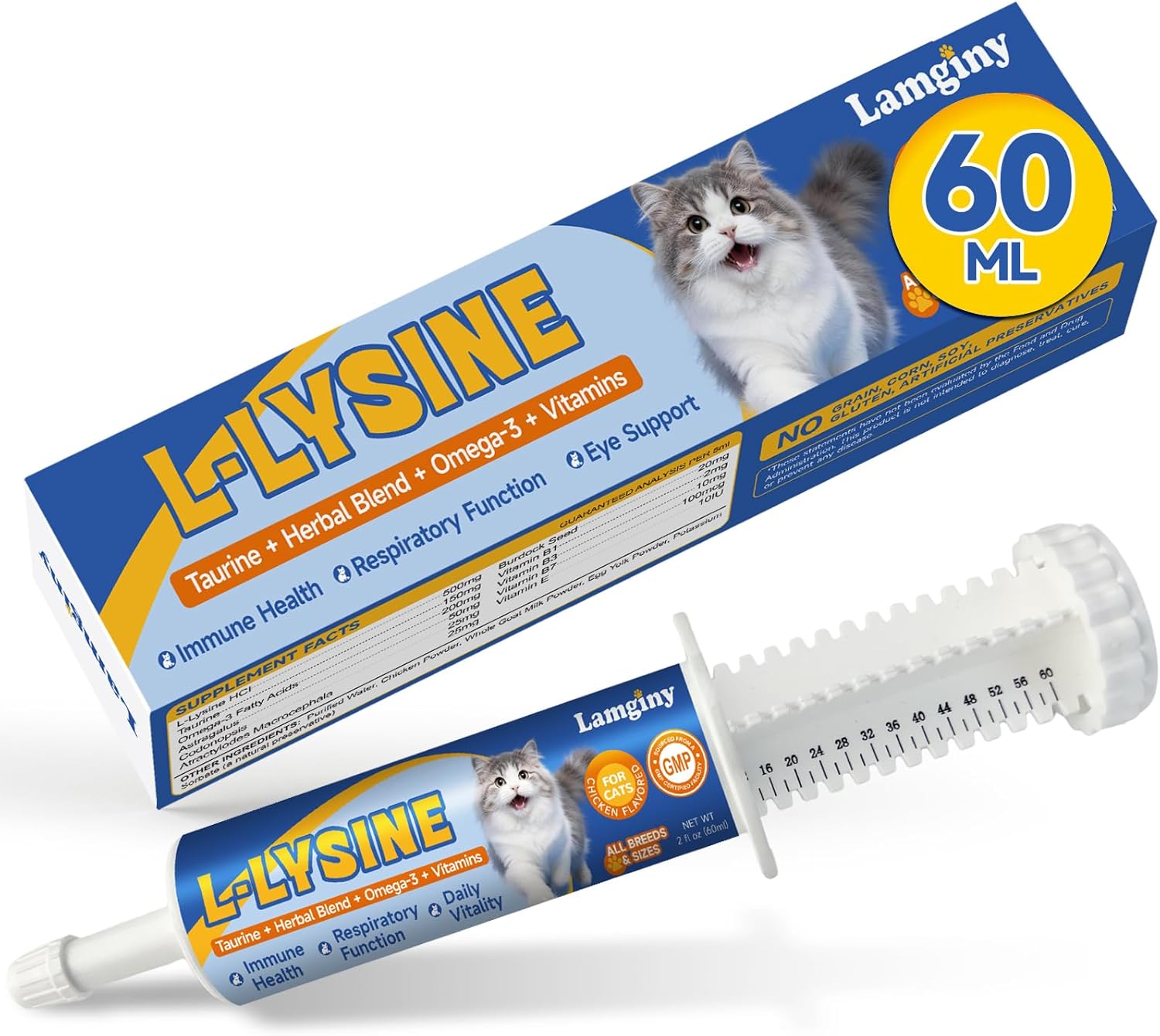 Mushroom Chews for Dogs & L-Lysine Paste for Cats