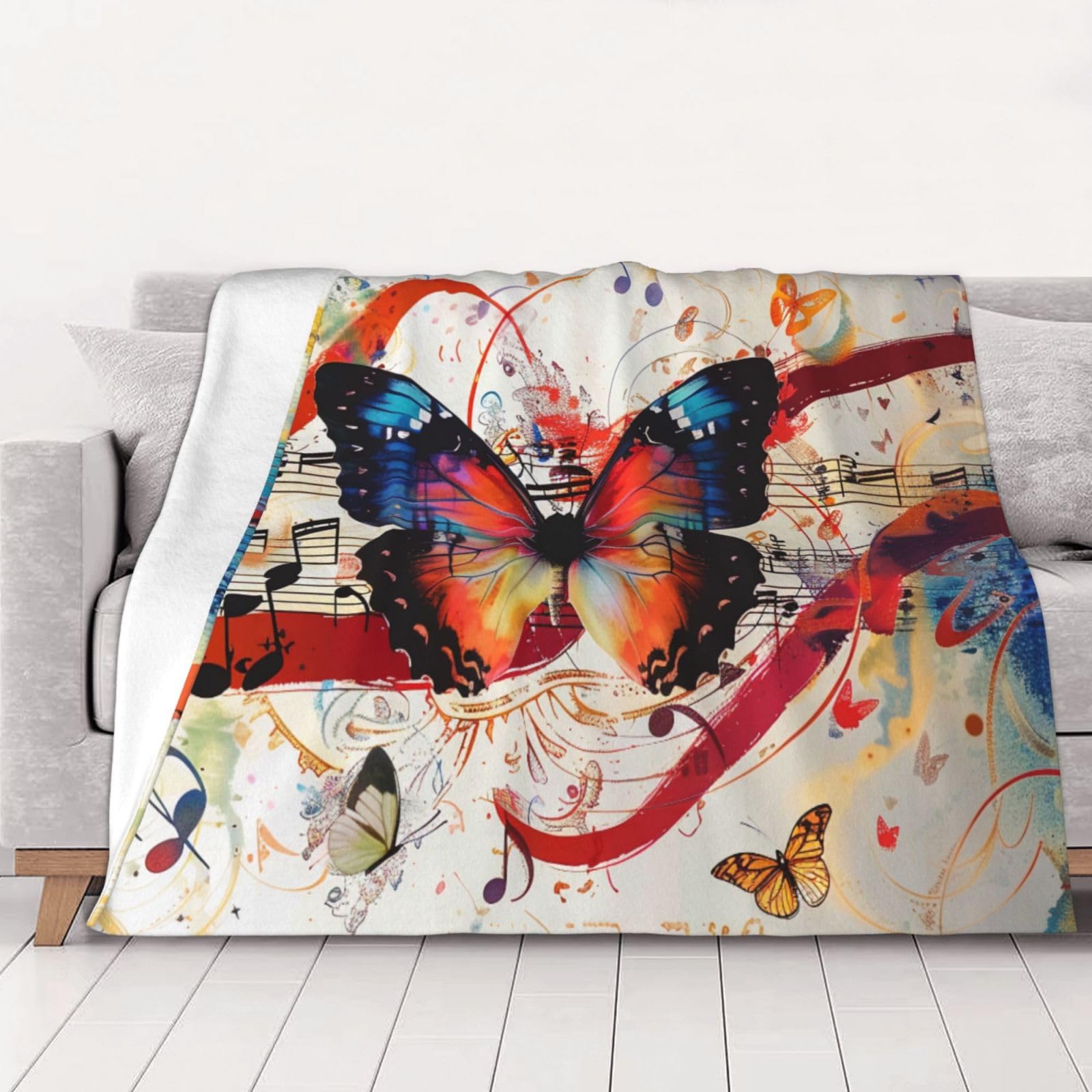 Couverture en flanelle papillon : l'idée cadeau douce pour homme et femme