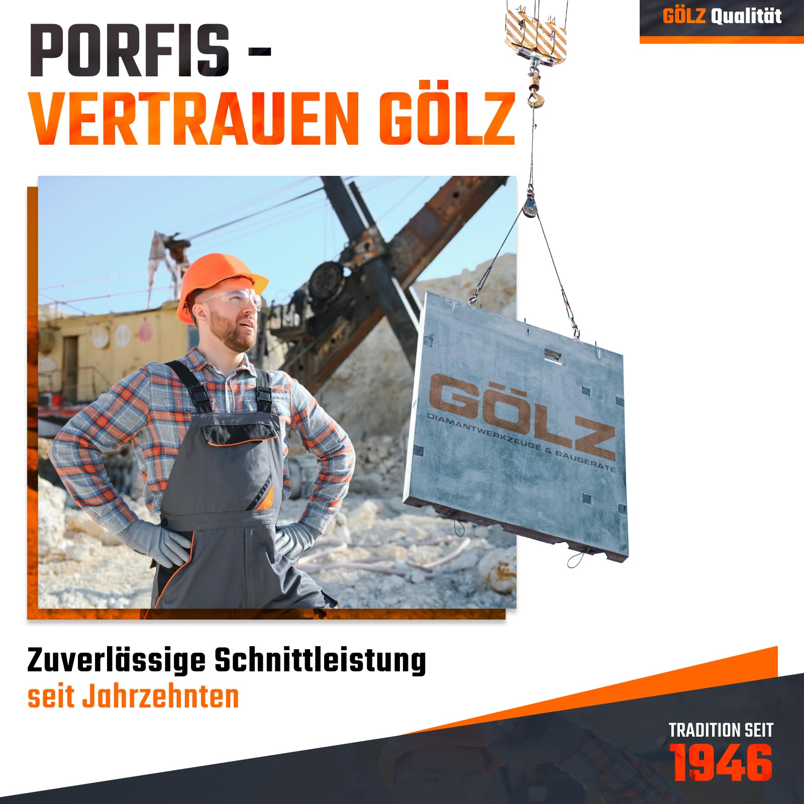 GÖLZ Diamant Trennscheibe SLF10 Ø200 x 25,4 mm, Diamantscheibe für Fliesen, Keramik, Steinzeug, dünnen Granit & Marmor, Premium Qualität Made in Germany