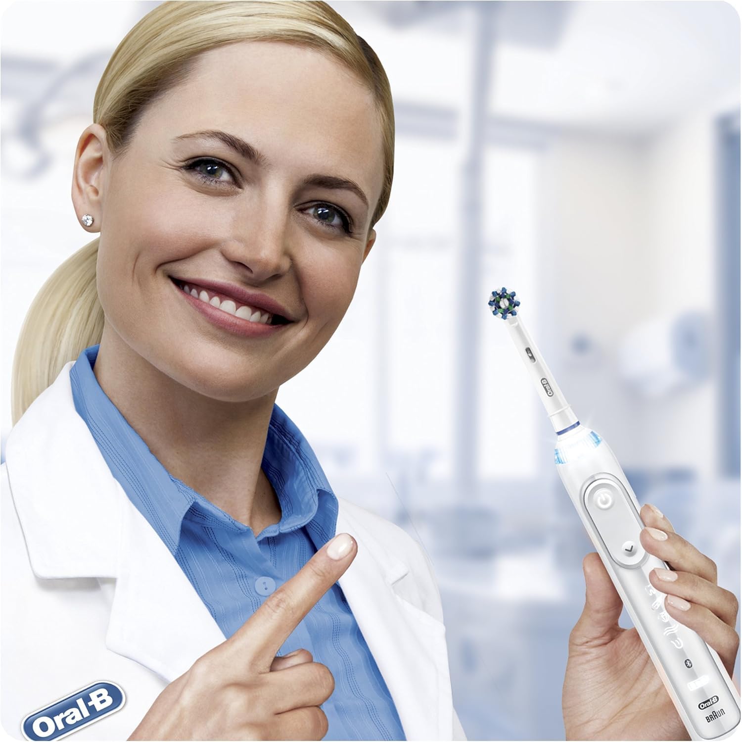 Oral-B, testine di ricambio Cross Action, per spazzolino da denti, confezione da 8