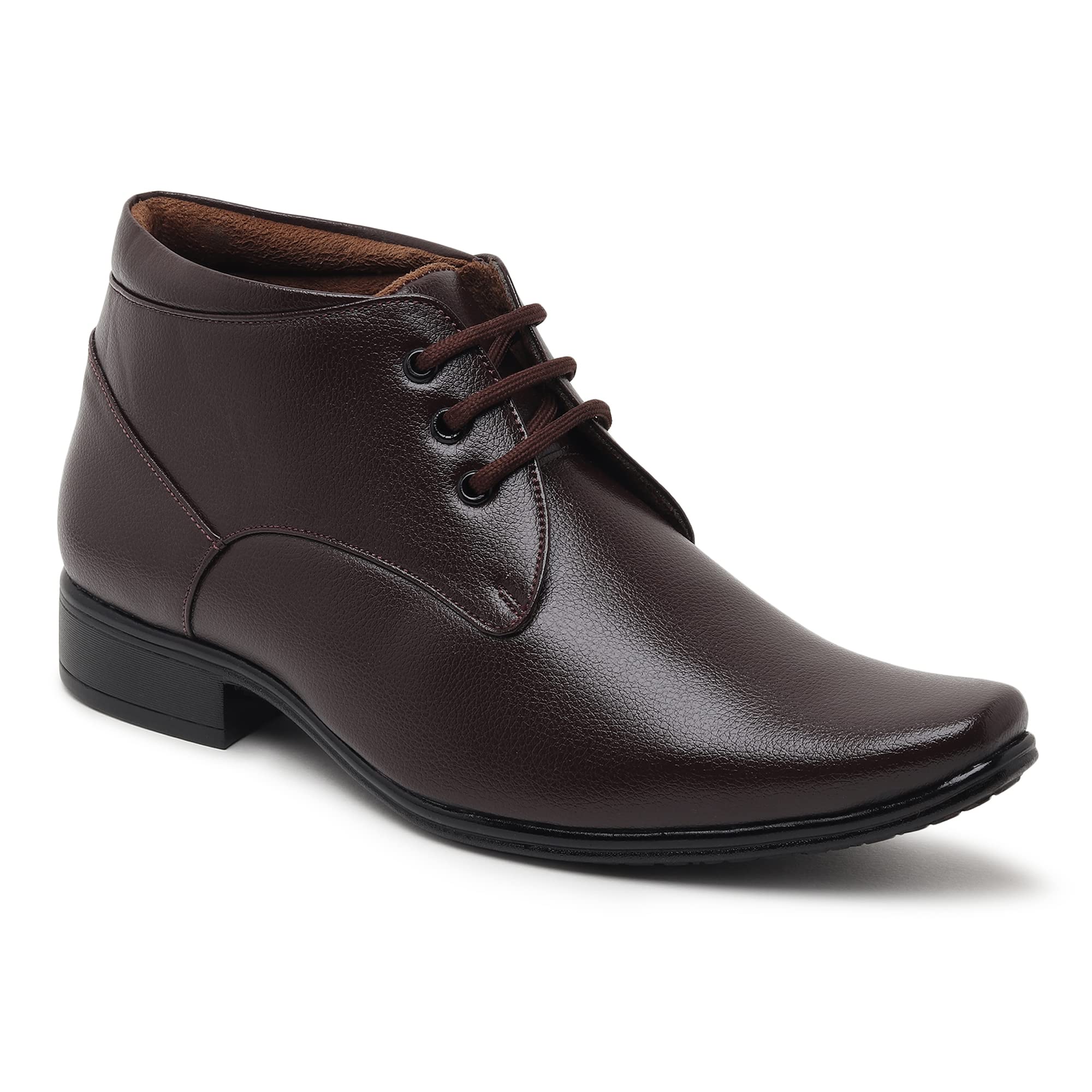 zixer Synthetic Leather Mens Formal Shoes || Office Formal Shoes Men Latest Stylish|| Formal Shoes for Men Patent Leather Lace Up Party Formal Shoe-picture-35