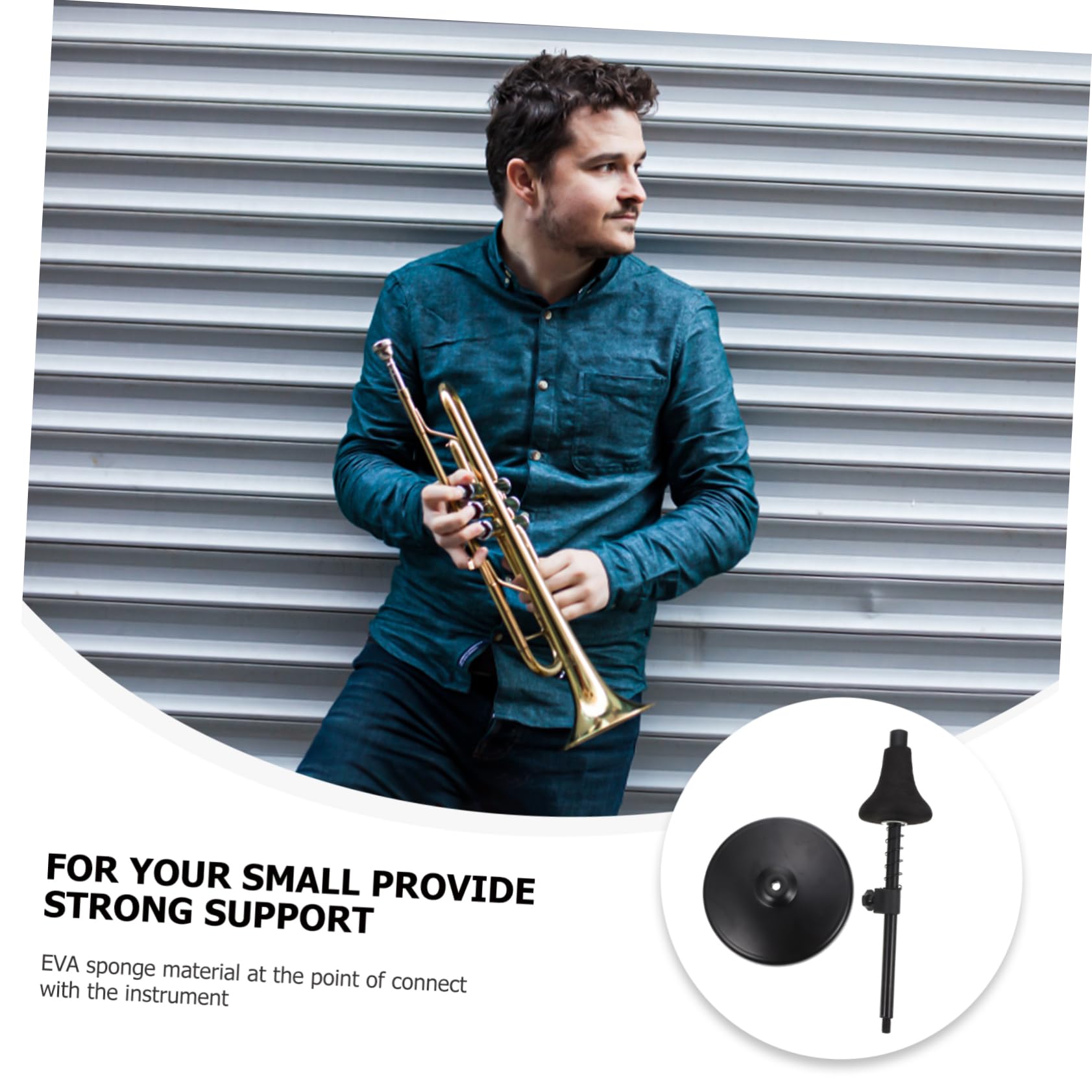 Amazon | FRCOLOR 鉄製トランペットスタンド 収納用 ホルダー