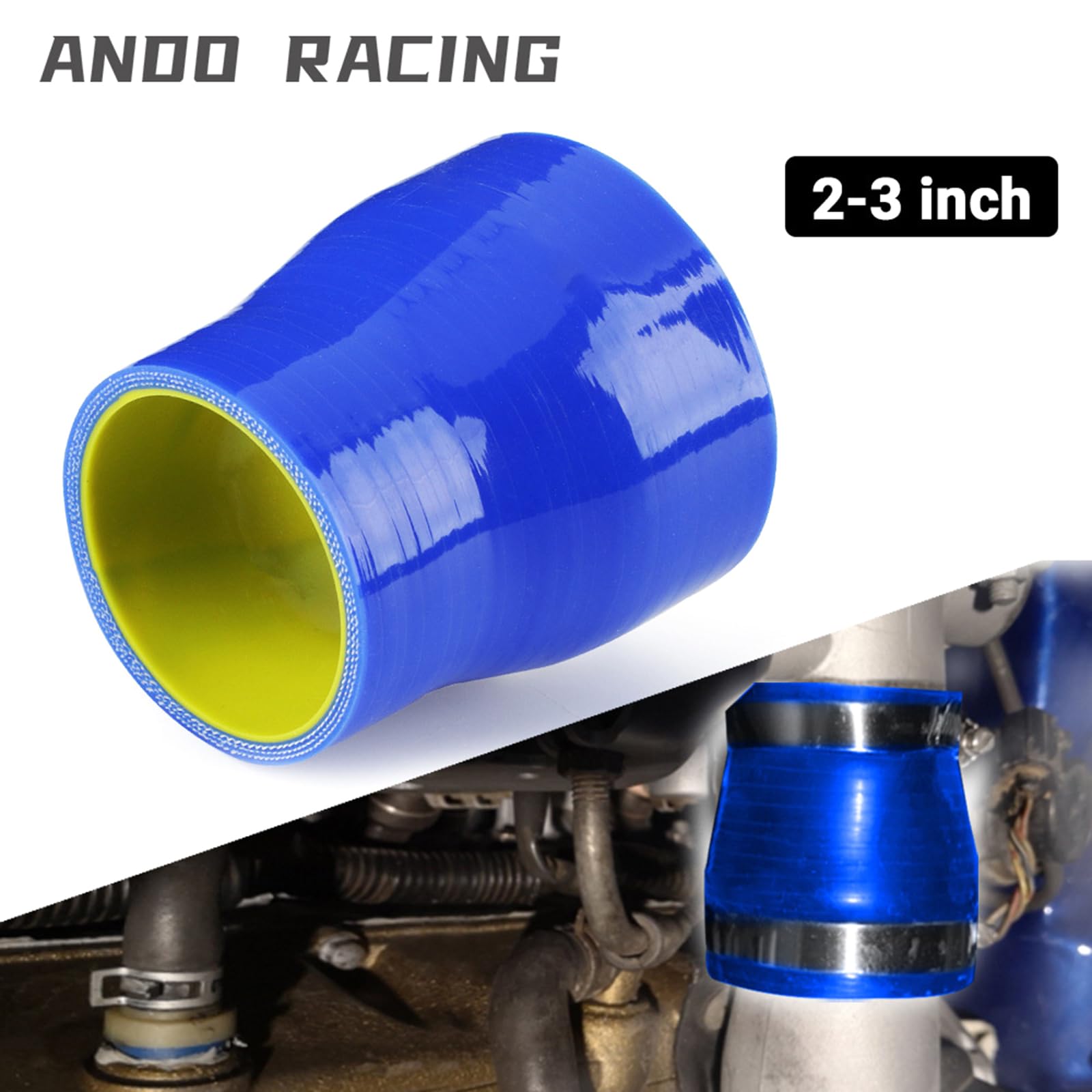Tubi intercooler silicone 51-64 mm riduttore accoppiatore per auto Turbo Boost