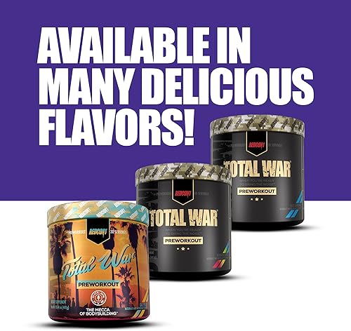 Miniatura 8 de Redcon1 Total War - Suplemento para entrenamiento 30 porciones potencia la energía aumenta la resistencia y el enfoque con beta-alanina 0012 onzas