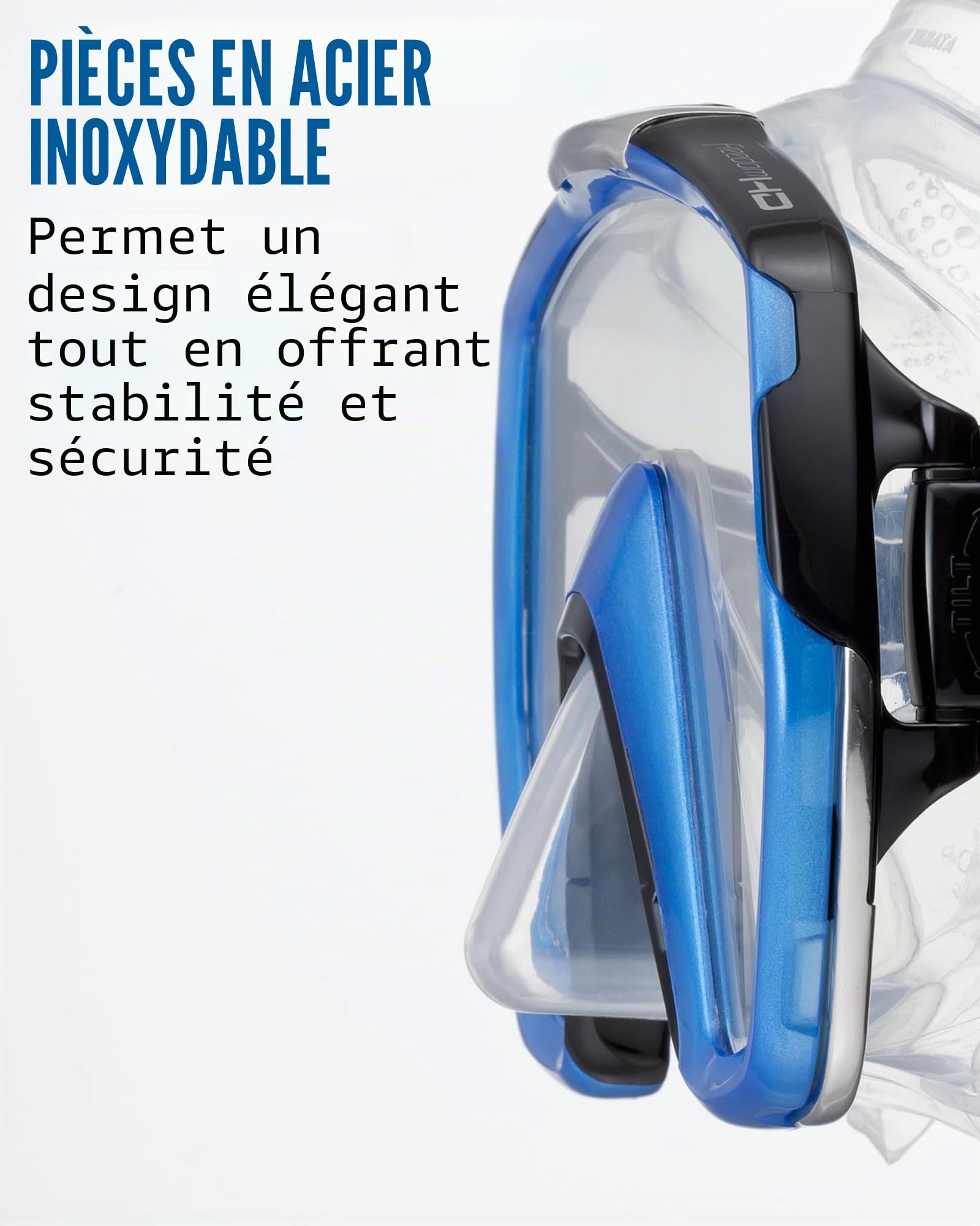 Tusa Freedom HD Masque de Plongée sous-marine natation snorkeling pour Adulte