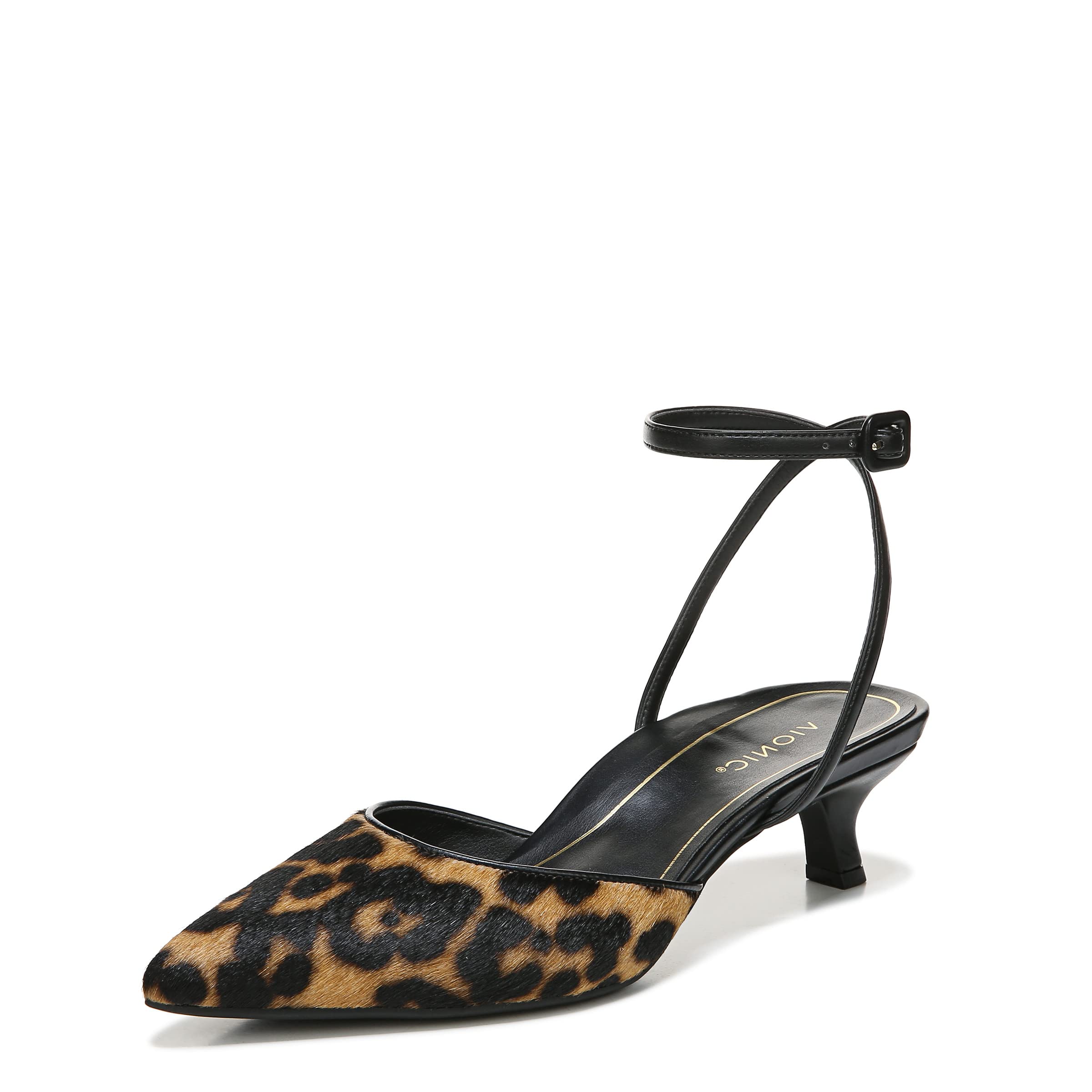 Vionic Jacynda Women's Dressy Supportive Pump Tan Leopard - 8 Medium