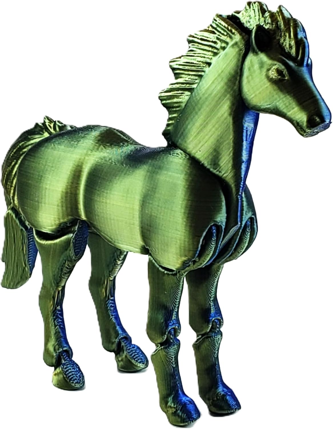 3D Printed Articulating Horse (Blue/Purple)