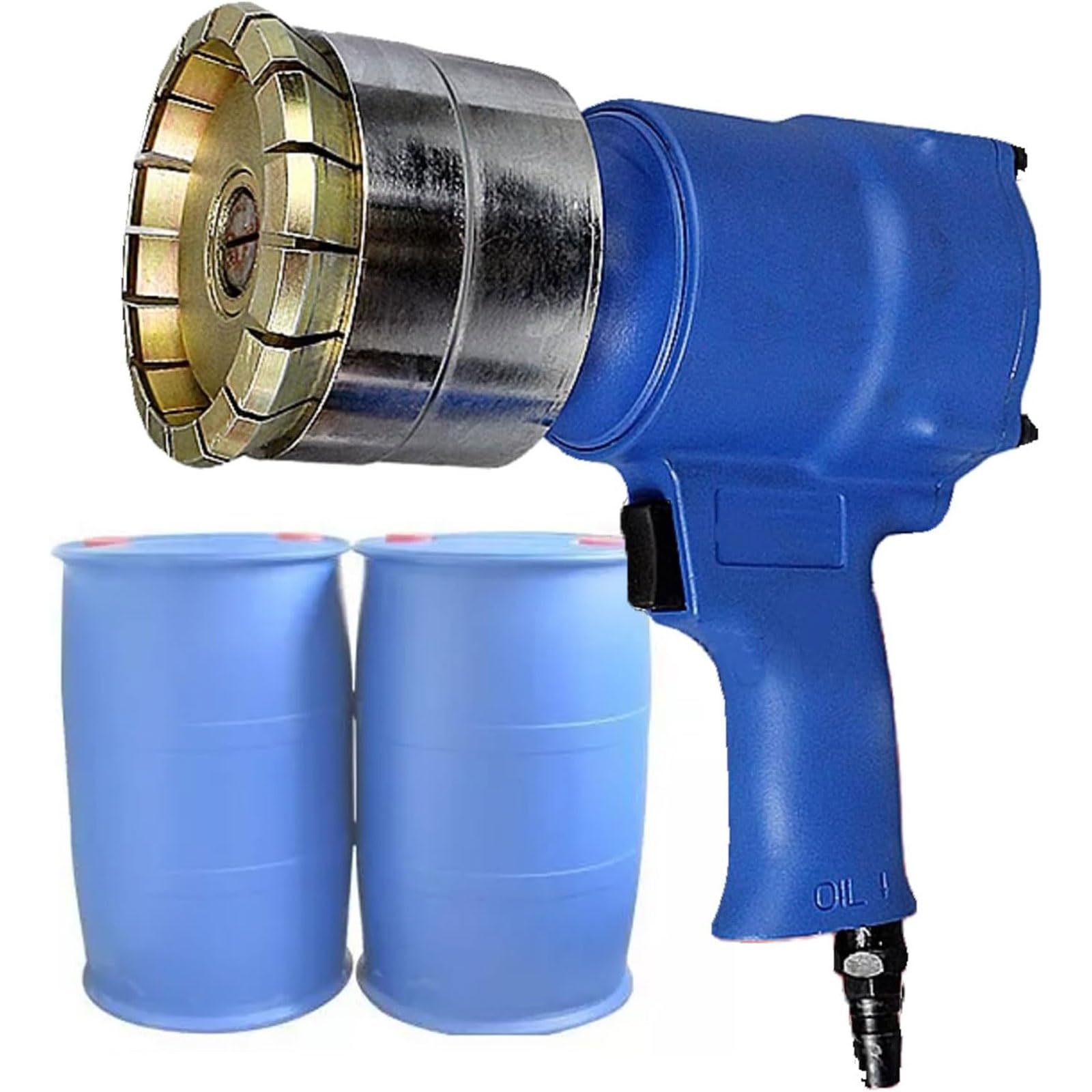 Machine de capsulage de barils de pétrole 200L pneumatique avec traction 1300 lb