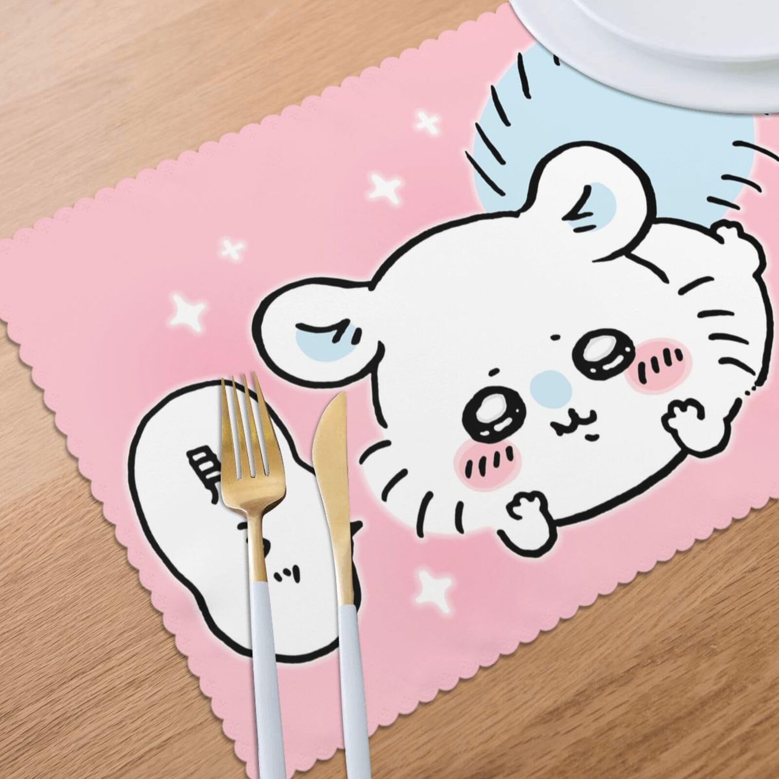 Amazon｜ランチョンマット ちいかわ モモンガ 給食 雰囲気アップ