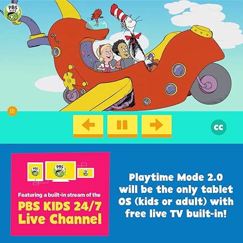 Miniatura 4 de Core Innovations PBS Kids Playtime Pad+ 7" HD Tableta Android segura para niños + TV en vivo