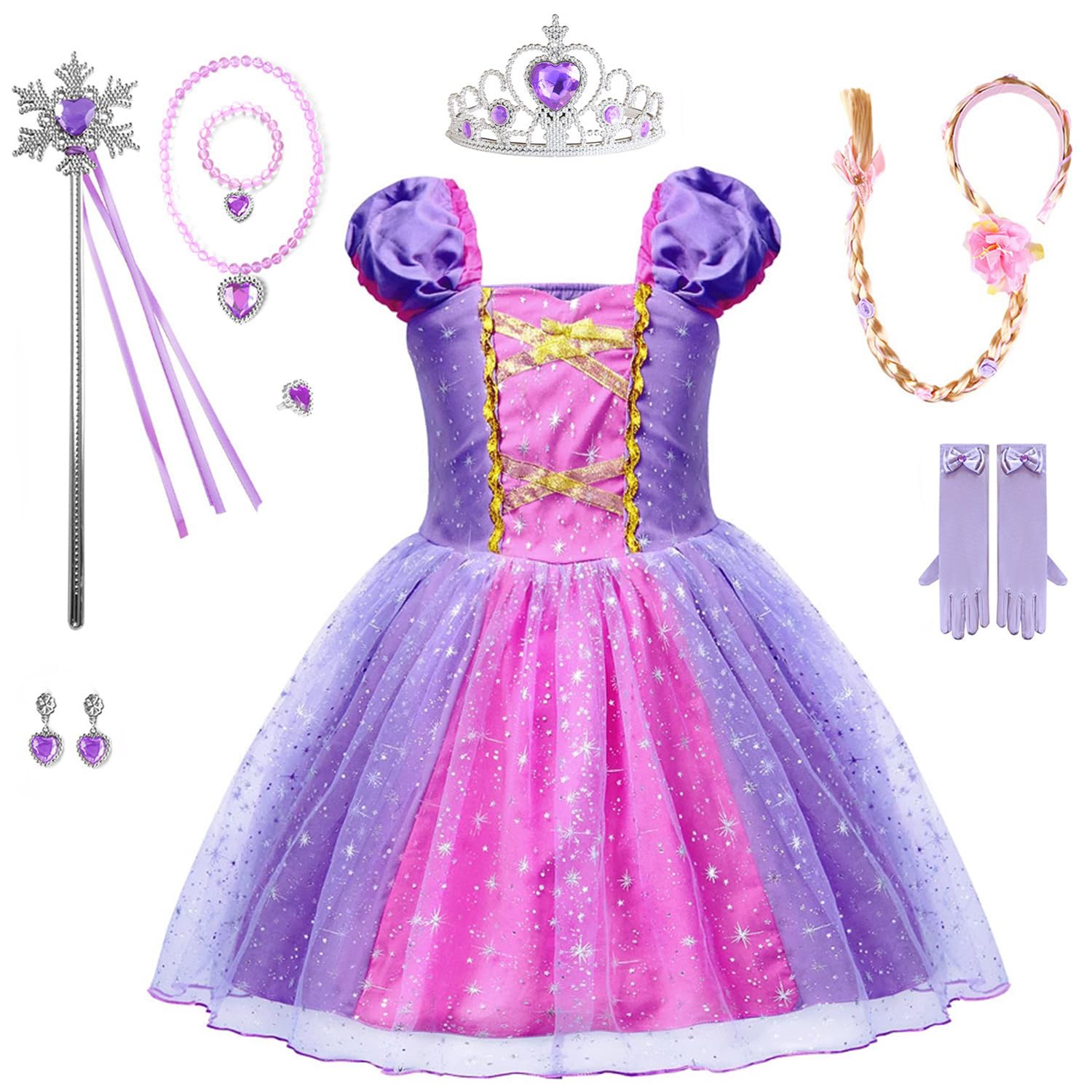 Amazon.co.jp: [Agture] プリンセス ドレス 子供 お姫様 ドレス